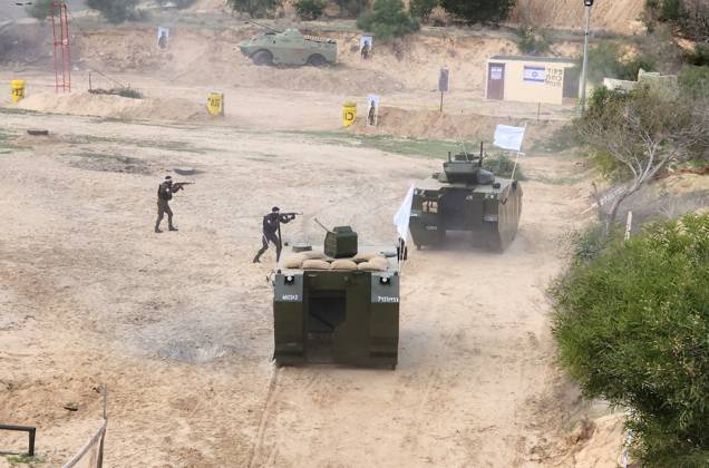 Militants of Al-Ansar Brigades, the military wing of the Palestinian al-Ahrar movement, participates in a military exercise, in Khan Younis in the southern of Gaza strip Militants of Al-Ansar Brigades, the military wing of the Palestinian al-Ahrar movement, participates in a military exercise, in Khan Younis in the southern of Gaza strip on January 01, 2023. Photo by Ashraf Amra apaimages Khan Younis Gaza Strip Palestinian Territory 010123_KHANYOUNIS_ASH_1_00 (37) Copyright: xapaimagesxAshrafxAmrax xapaimagesx