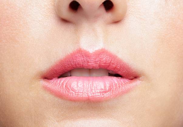 Closeup macro portrait of female part of face. Human woman lips with day beauty makeup Human mouth and nose. Closeup macro portrait of female part of face. Woman lips with day beauty makeup. Copyright: xZoonar.com SergeyxPistyazhnyukx(SergxZastavkin)x 17682558 ,model released, Symbolfoto ,property released