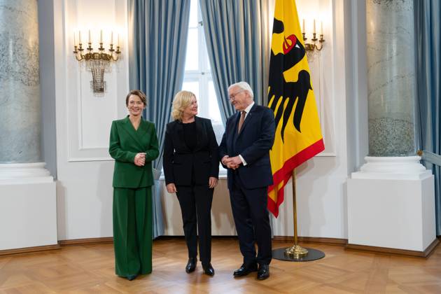 Eva Högl, Commissioner for the Armed Forces of the German Bundestag New Years reception of Federal President Frank Walter Steinmeier and Elke Büdenbender at Bellevue Palace in Berlin, with Eva Högl, Commissioner for the Armed Forces of the German Bundestag Berlin Berlin GER