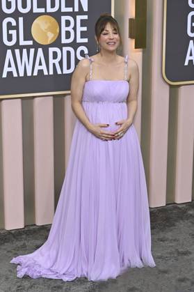 Kaley Cuoco at the 80 Golden Globe Awards at the Beverly Hilton Hotel Beverly Hills, 10 01 2023. Foto:xD.xBedrosianx xFuturexImage