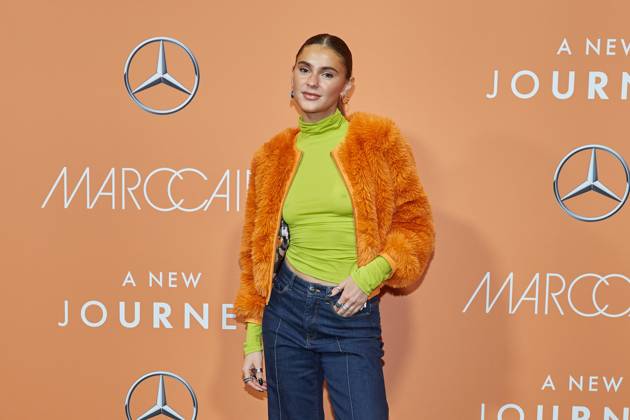 Stefanie Giesinger Marc Cain Fashion Show A NEW JOURNEY at the former Tempelhof Airport in Berlin on 18 01 2023 Marc Cain Fashion Show A NEW JOURNEY