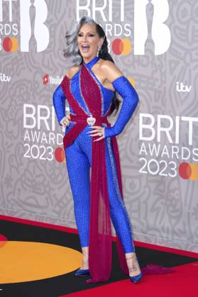 Michelle Visage at the 43 BRIT Awards 2023 ceremony at the O2 Arena London, 11 02 2023. Foto:xS.xVasx xFuturexImage