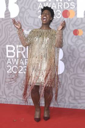 Yolanda Brown at the 43 BRIT Awards 2023 ceremony at the O2 Arena London, 11 02 2023. Foto:xS.xVasx xFuturexImage