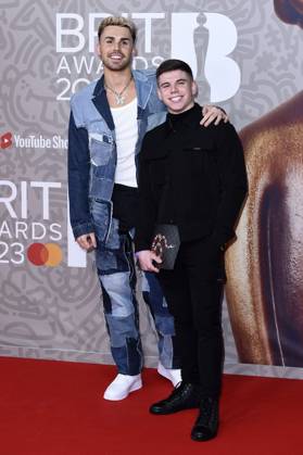 Joe Baggs and George Baggs at the 43 BRIT Awards 2023 ceremony at the O2 Arena London, 11 02 2023. Foto:xS.xVasx xFuturexImage