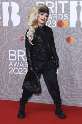 Jodie Harsh at the 43 BRIT Awards 2023 ceremony at the O2 Arena London, 11 02 2023. Foto:xS.xVasx xFuturexImage