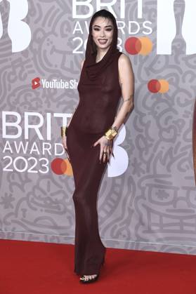 Rina Sawayama at the 43 BRIT Awards 2023 ceremony at the O2 Arena London, 11 02 2023. Foto:xS.xVasx xFuturexImage