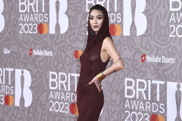 Rina Sawayama at the 43 BRIT Awards 2023 ceremony at the O2 Arena London, 11 02 2023. Foto:xS.xVasx xFuturexImage