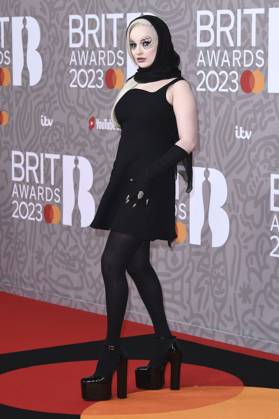 Kim Petras at the 43 BRIT Awards 2023 ceremony at the O2 Arena London, 11 02 2023. Foto:xS.xVasx xFuturexImage