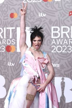 Bimini Bon Boulash at the 43 BRIT Awards 2023 ceremony at the O2 Arena London, 11 02 2023. Foto:xS.xVasx xFuturexImage