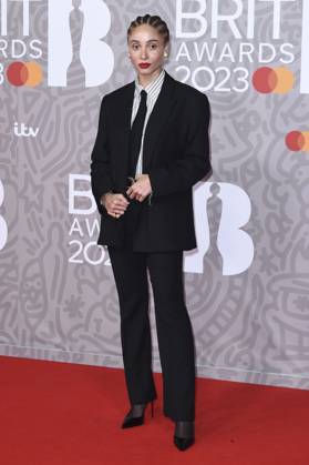 Adwoa Aboah at the 43 BRIT Awards 2023 ceremony at the O2 Arena London, 11 02 2023. Foto:xS.xVasx xFuturexImage
