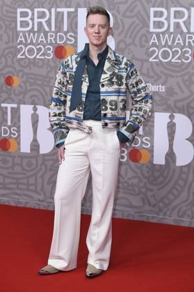 James Barr at the 43 BRIT Awards 2023 ceremony at the O2 Arena London, 11 02 2023. Foto:xS.xVasx xFuturexImage