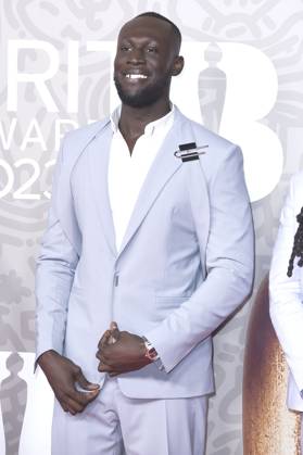 Stormzy at the 43 BRIT Awards 2023 ceremony at the O2 Arena London, 11 02 2023 Foto:xS.xVasx xFuturexImage