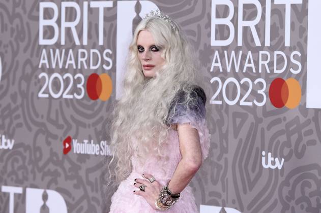 Kristen McMenemy at the 43 BRIT Awards 2023 ceremony at the O2 Arena London, 11 02 2023. Foto:xS.xVasx xFuturexImage