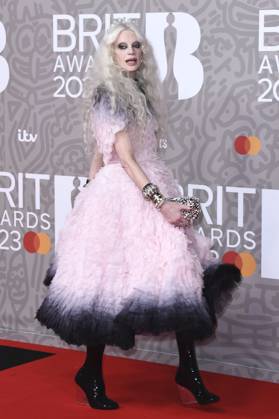 Kristen McMenemy at the 43 BRIT Awards 2023 ceremony at the O2 Arena London, 11 02 2023. Foto:xS.xVasx xFuturexImage