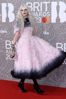 Kristen McMenemy at the 43 BRIT Awards 2023 ceremony at the O2 Arena London, 11 02 2023. Foto:xS.xVasx xFuturexImage