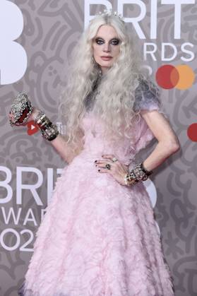 Kristen McMenemy at the 43 BRIT Awards 2023 ceremony at the O2 Arena London, 11 02 2023. Foto:xS.xVasx xFuturexImage