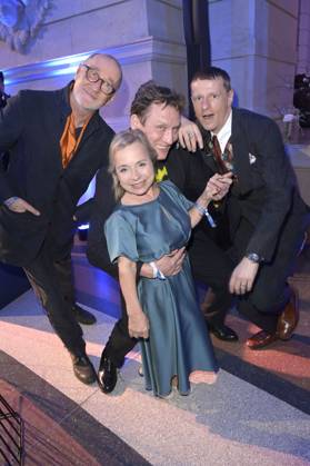 Peter Lohmeyer, Oliver Masucci, Christine Urspruch and Alexander Scheer at the ARD Blue Hour as part of the Berlinale 2023 73 Berlin International Film Festival at the Museum für Kommunikation Berlin, 17 02 2023 Foto:xF.xKernx xFuturexImage