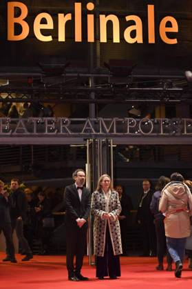 Carlo Chatrian and Mariette Rissenbeek at the premiere of the feature film Manodrome at the Berlinale 2023 73 Berlin International Film Festival at the Berlinale Palast Berlin, 18 02 2023. Foto:xC.xNiehausx xFuturexImage
