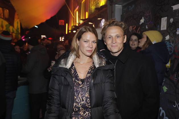 Jessica Schwarz and Matthias Schweighoefer at the Medienboard Berlinale Party on 18 02 2023 in Berlin Medienboard Berlinale Party 2023 in Berlin
