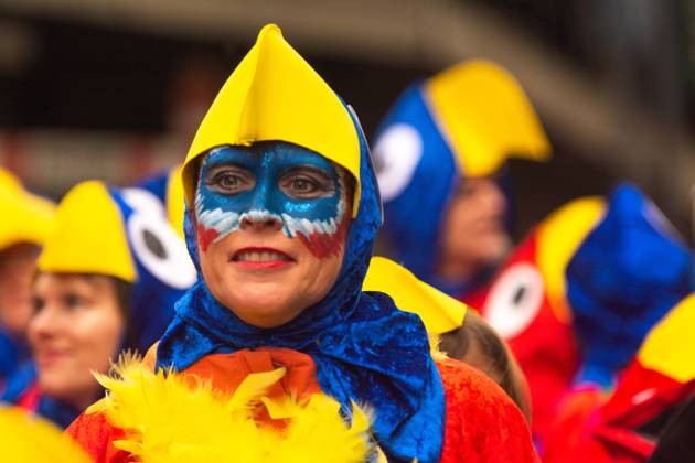 IMAGO Creative, Gesellschaft, Fasching Traditional School Carnival Parade Schuul En Veedezuch In Cologne Revellers are celebrating during the traditional school carnival parade Schuul en Veedezuch in Cologne, Germany on February 19, 2023 Cologne Germany  Copyright: xYingxTangx originalFilename: tang-notitle230219_npKVI.jpg