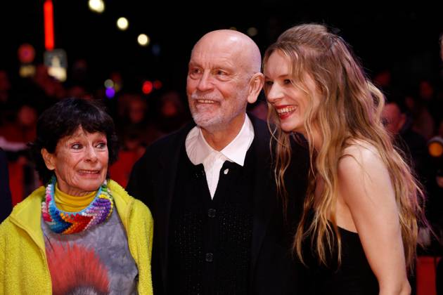 Berlinale Seneca On the Creation of Earthquakes World Premiere John Malkovich and Lilith Stangenberg on the red carpet at the world premiere of Seneca On the Creation of Earthquakes as part of the 73 Berlinale at the Berlinale Palast in Berlin Copyright: xEventpressxGolejewskix