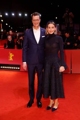 Berlinale Ingeborg Bachmann Journey into the Desert World Premiere Hendrik Wüst with wife Katharina on the red carpet at the world premiere of Ingeborg Bachmann Journey into the Desert as part of the 73 Berlinale at the Berlinale Palast in Berlin Copyright: xEventpressxGolejewskix