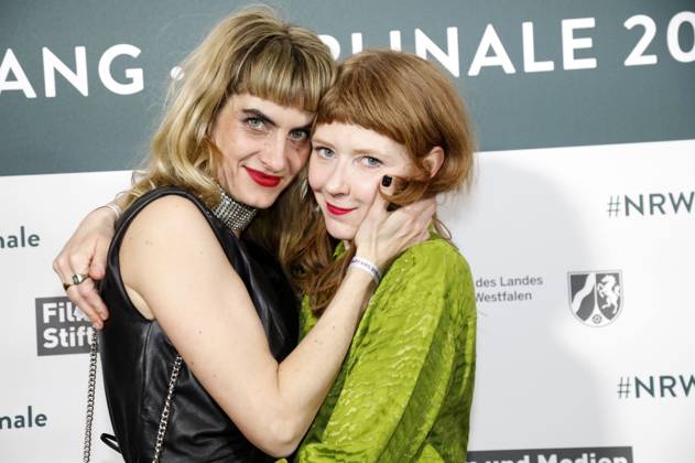 Samia Chancrin and Sarah Bauerett at the NRW reception during the Berlinale 2023 73 Berlin International Film Festival at the Representation of the State of North Rhine-Westphalia Berlin, 19 02 2023 Foto:xD.xBedrosianx xFuturexImage
