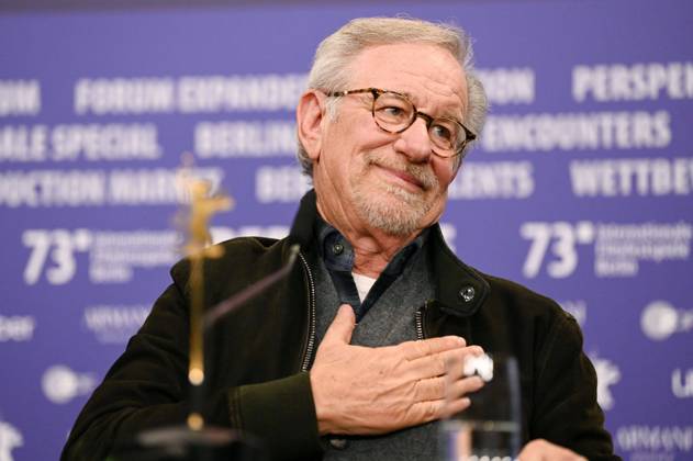 Steven Spielberg at the press conference for the award of the Golden Bear of Honor at the Berlinale 2023 73 Berlin International Film Festival at the Hotel Grand Hyatt Berlin, 21 02 2023 Foto:xF.xKernx xFuturexImage