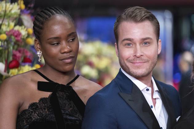 Joely Mbundu Belgium and Thorvaldur Kristjansson Iceland at the presentation of the European Shooting Stars Awards 2023 and the premiere of the feature film Golda at the Berlinale 2023 73 Berlin International Film Festival Berlin Berlinale Palast Berlin, 20 02 2023 Foto:xSnapshotx xFuturexImage