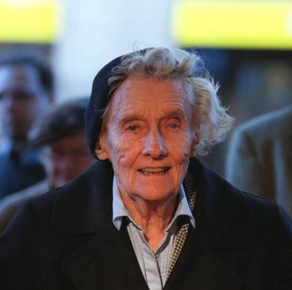 STOCKHOLM 28SEP97 Astrid Lindgren at the premiere of the cartoon about Pippi Longstocking STOCKHOLM SWEDEN x1001x  Copyright: xJanxCollsiööx ASTRID LINDGREN