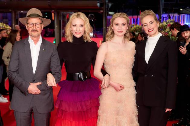 Berlinale Tar German premiere with Cate Blanchett Todd Field, Cate Blanchett, Sophie Kauer and Nina Hoss on the red carpet at the German premiere of Tar as part of the 73 Berlinale at the Berlinale Palast in Berlin Copyright: xEventpressxGolejewskix