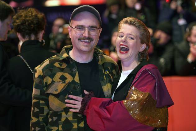 Bas Devos and Maaike Neuville at the Closing Ceremony with Award Ceremony at the Berlinale 2023 73 Berlin International Film Festival at the Berlinale Palast Berlin, 25 02 2023 Foto:xC.xNiehausx xFuturexImage