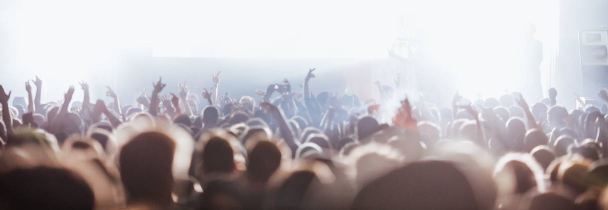 People on dance floor RobertKohlhuber_ConcertCrowdsDuringMusicFestivals_11 Copyright: xRobertxKohlhuberx Model Released