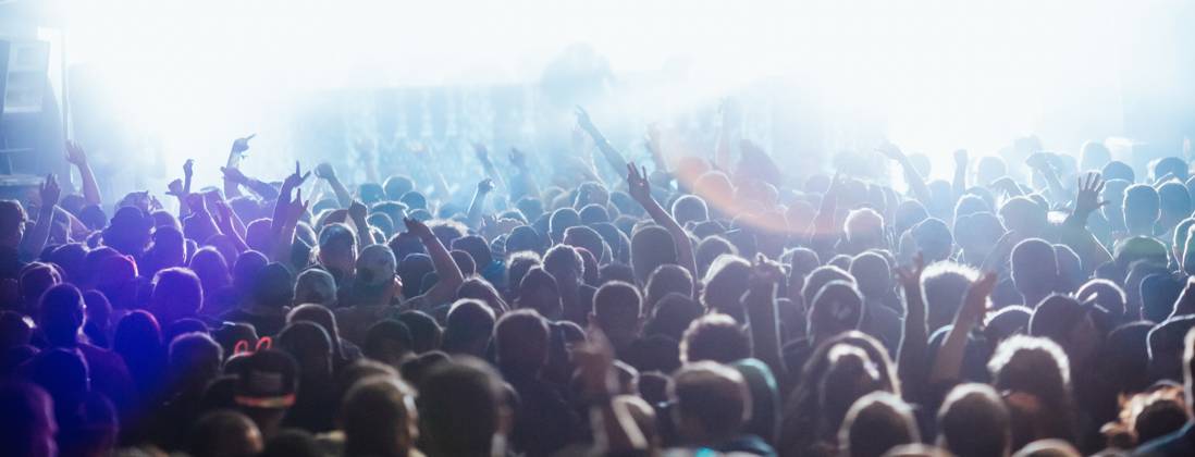 People on dance floor RobertKohlhuber_ConcertCrowdsDuringMusicFestivals_12 Copyright: xRobertxKohlhuberx Model Released