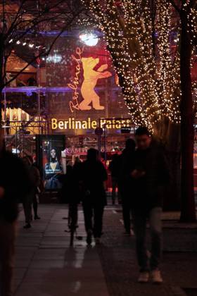 The Berlinale Palace at Potsdamer Platz on the occasion of the 73rd Berlin International Film Festival snapshot photography K M Krause