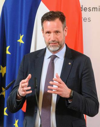 20230306 Praesentation der Kriminalstatistik 2022 WIEN, OESTERREICH - 6. MAERZ: Direktor des Bundeskriminalamtes Andreas Holzer bei der Praesentation der Kriminalstatistik 2022 im Innenministerium am 6. Maerz, 2023 in Wien, Oesterreich. 230306_SEPA_32_041 Copyright: xMartinxJuenx SEPAxMedia