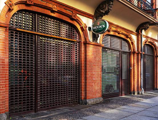 Rolling grilles to the Commercial premises one Historical Building, Berlin Schoeneberg, Germany, Europe Copyright: imageBROKER/Karl-HeinzxSpremberg iblkhs09062812.jpg