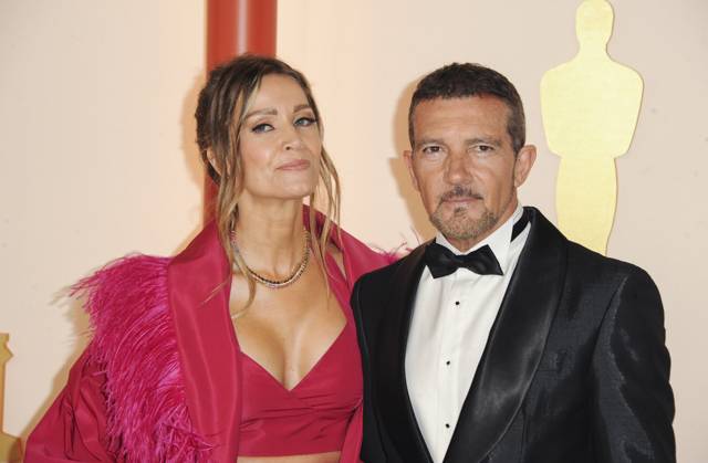 Nicole Kimpel, Antonio Banderas at arrivals for 95th Academy Awards - Arrivals 3, Dolby Theatre, Los Angeles, CA March 12, 2023. Photo By: Elizabeth Goodenough Everett Collection at arrivals for 95th Academy Awards - Arrivals 3, Dolby Theatre, Los Angeles, CA March 12, 2023. Photo By: Elizabeth Goodenough Everett Collection PUBLICATIONXNOTxINxCANxCHNxFRAxITAxJPNxNORxPOLxRUSxESPxUKxUSA