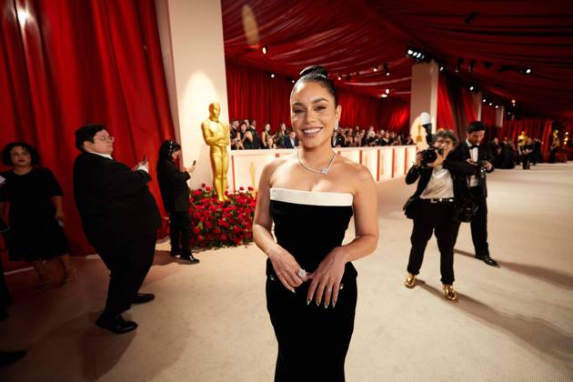 Vanessa Hudgens arrives on the red carpet of The 95th OscarsÂ® at the DolbyÂ® Theatre at Ovation Hollywood on Sunday, March 12, 2023.  Copyright: xA.M.P.A.S.x 34494-381PLX