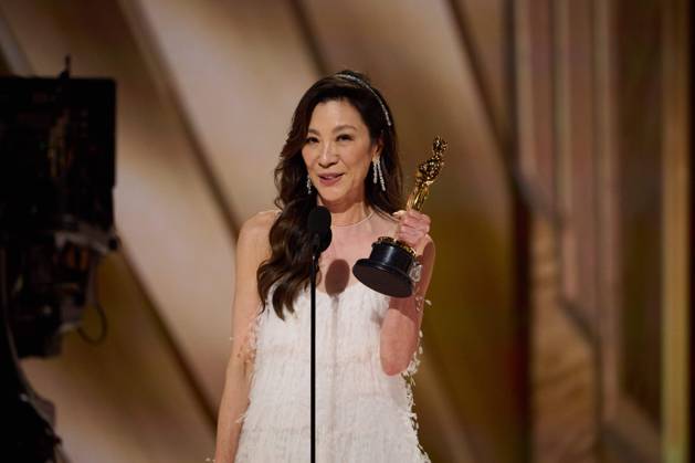 Michelle Yeoh accepts the OscarÂ® for Actress in a Leading Role during the live ABC telecast of the 95th OscarsÂ® at the DolbyÂ® Theatre at Ovation Hollywood on Sunday, March 12, 2023.  Copyright: xA.M.P.A.S.x 34494-526PLX