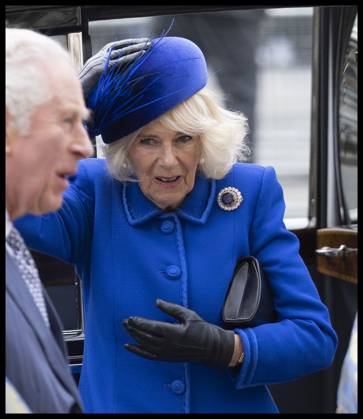 . 13 03 2023. London, United Kingdom. Camilla, Queen Consort, arriving at the Commonwealth Day service at Westminster Abbey in London.  xStephenxLockx xi-Imagesx IIM-24226-0111