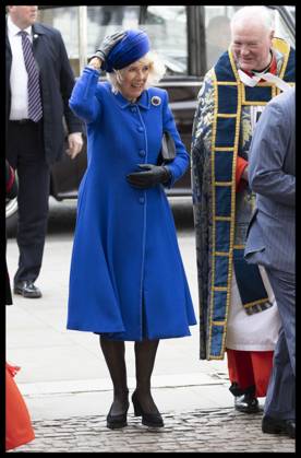 . 13 03 2023. London, United Kingdom. Camilla, Queen Consort, arriving at the Commonwealth Day service at Westminster Abbey in London.  xStephenxLockx xi-Imagesx IIM-24226-0113
