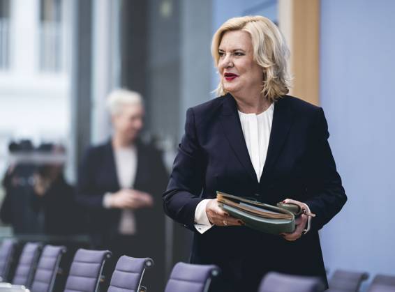 The Commissioner for the Armed Forces of the German Bundestag, Eva Hoegl SPD in the context of the presentation of the Annual Report 2022 at the Federal Press Conference Berlin, 14 03 2023 Berlin Germany. Copyright: xXanderxHeinl photothek.dex