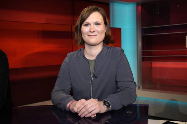 Karen Malsy in the ARD talk show hart aber fair in the studio Adlershof Berlin, 13 03 2023 Foto:xT.xBartillax xFuturexImage