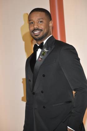 LOS ANGELES, CA - MARCH 12: Michael B. Jordan at the 95th Academy Awards at the Dolby Theater in Los Angeles, California on March 12, 2023. Copyright: xMediaPunchx