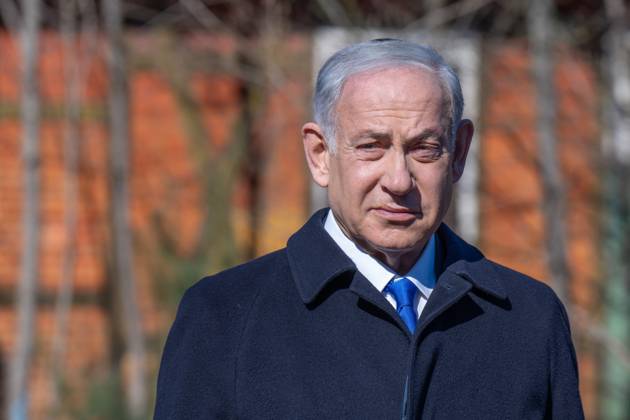 Prime Minister Benjamin Netanyahu Visit of the Prime Minister of the State of Israel, Benjamin Netanyahu, in Berlin Visit of the Holocaust Memorial Gleis 17 in Berlin Wannsee with Chancellor Olaf Scholz Berlin Berlin GER