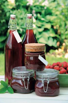 IMAGO Creative, Jahreszeit Sommer, Food, Marmelade kochen Homemade strawberry jam and squash Copyright: xFerdinandxSteenx xDesignxPicsx , 30426915 Copyright: FerdinandxSteenx xDesignxPics 30426915