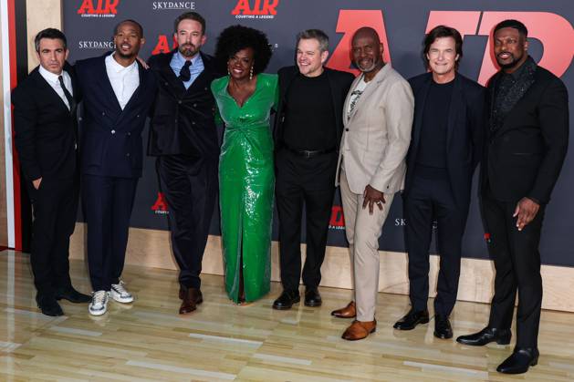 World Premiere Of Amazon Studios And Skydance Media s Air Chris Messina, Marlon Wayans, Ben Affleck, Viola Davis, Matt Damon, Julius Tennon, Jason Bateman and Chris Tucker arrive at the World Premiere Of Amazon Studios And Skydance Media s Air held at the Regency Village Theatre on March 27, 2023 in Westwood, Los Angeles, California, United States. Regency Village Theatre, Westwood, Los Angeles, California California United States Copyright: xImagexPressxAgencyx originalFilename: collin-worldpre230327_npx4s