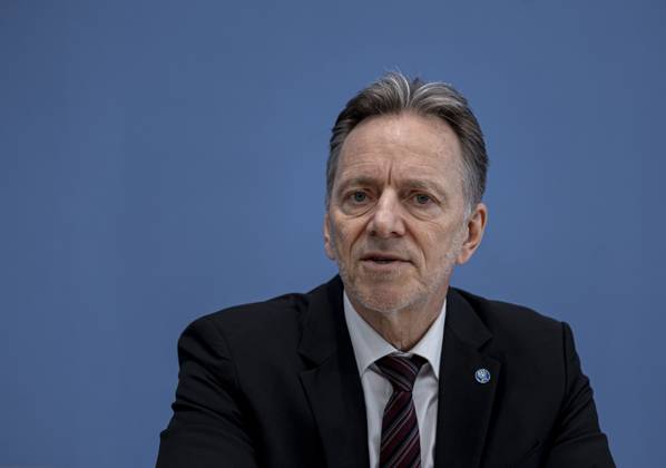 Holger MâˆöÂºnch, PrâˆöÂßsident of the Federal Criminal Police Office BKA at the Federal Press Conference in Berlin, 30 03 2023 Berlin Germany. Copyright: xNicolasxLepartz photothek.dex