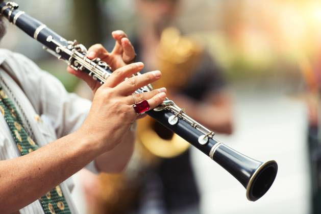 Detail one Clarinet play Road musician 1104302209